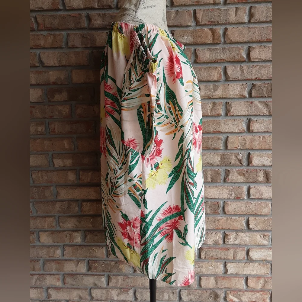 ASOS Floral Tropical Print 100% Cotton Mini Dress/Tunic.